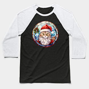 Christmas cat Baseball T-Shirt